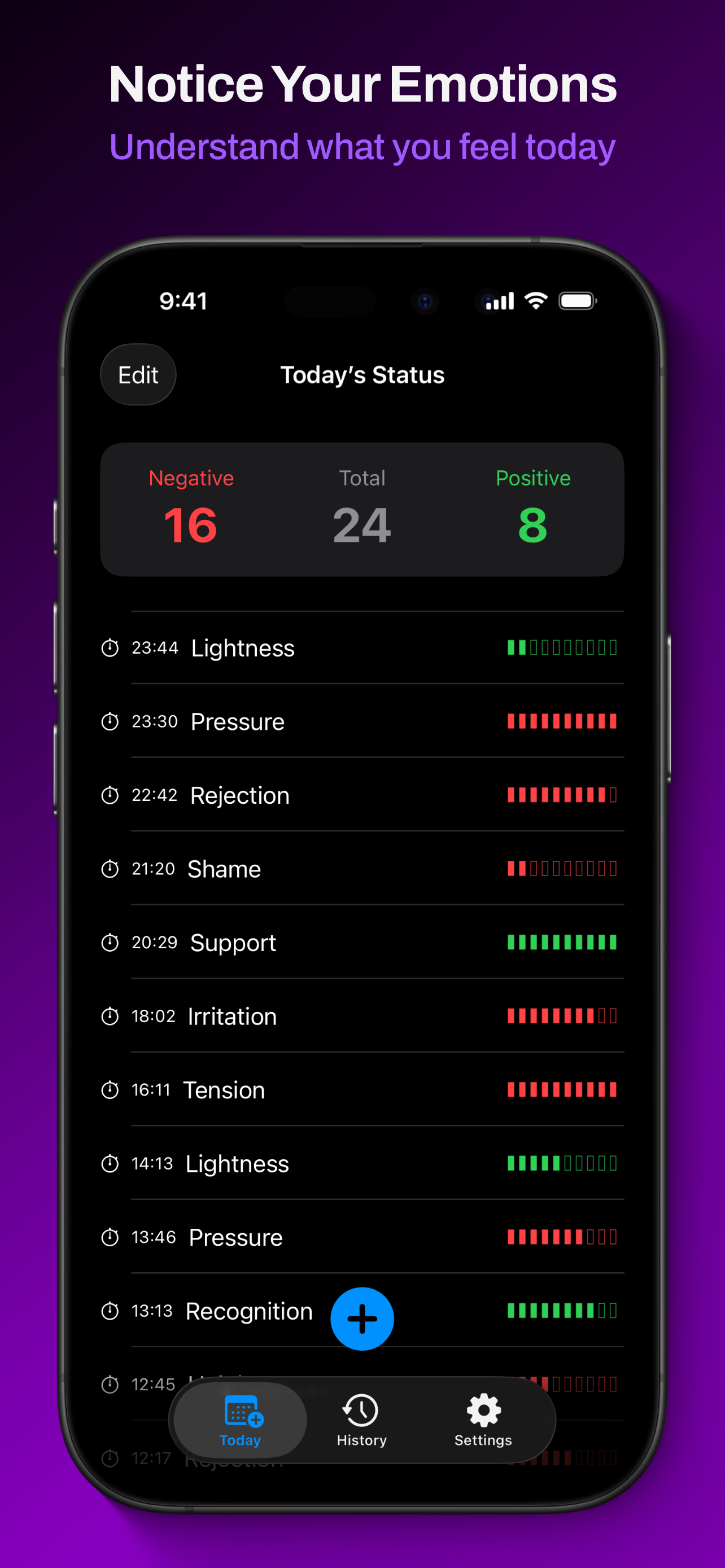 Inner Pulse today screen
